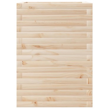 vidaXL Ζαρντινιέρα 50x50x68,5 εκ. από Μασίφ Ξύλο Πεύκου