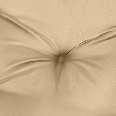vidaXL Μαξιλάρια Καρέκλας 6 τεμ. Μπεζ 100x50x7cm Ύφασμα