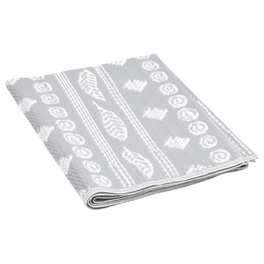 vidaXL Χαλί εξωτερικού χώρου ARAKIL Γκρι 120x180 cm PP