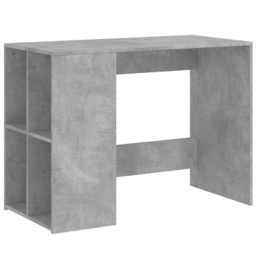 vidaXL Γραφείο Γκρι Σκυροδέματος 102x50x75cm Επεξεργασμένο Ξύλο 1 τεμ.