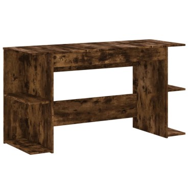 vidaXL Γραφείο Καπνιστή Δρυς 140x50x75cm από Επεξεργασμένο Ξύλο 1 τεμ.