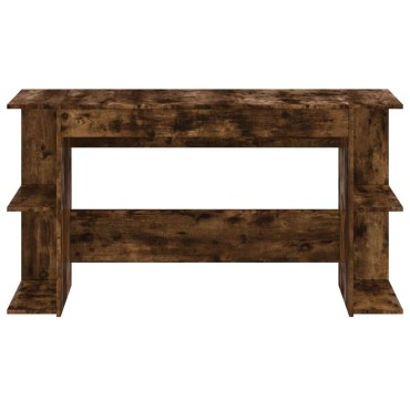 vidaXL Γραφείο Καπνιστή Δρυς 140x50x75cm από Επεξεργασμένο Ξύλο 1 τεμ.