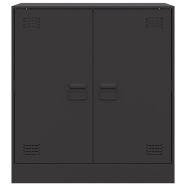 vidaXL Ντουλάπι Μαύρο 67x39x73cm από Ατσάλι 1 τεμ.