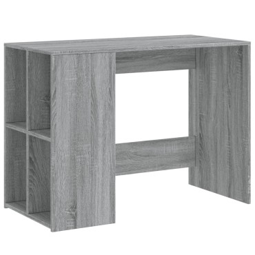 vidaXL Γραφείο Γκρι Sonoma 102x50x75cm από Επεξεργασμένο Ξύλο 1 τεμ.