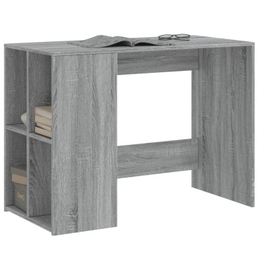 vidaXL Γραφείο Γκρι Sonoma 102x50x75cm από Επεξεργασμένο Ξύλο 1 τεμ.