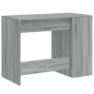 vidaXL Γραφείο Γκρι Sonoma 102x50x75cm από Επεξεργασμένο Ξύλο 1 τεμ.