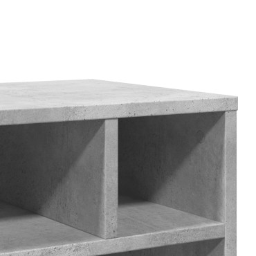 vidaXL Βάση Εκτυπωτή με Ρόδες Γκρι Σκυρ. 41 x 32 x 48 εκ.
