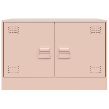 vidaXL Έπιπλο Τηλεόρασης Ροζ 67x39x44cm από Χάλυβα