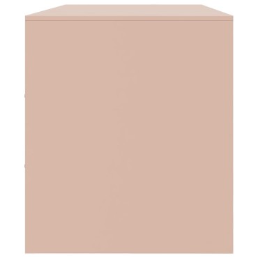 vidaXL Έπιπλο Τηλεόρασης Ροζ 99x39x44cm από Ατσάλι
