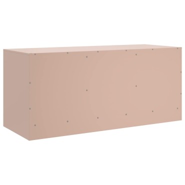 vidaXL Έπιπλο Τηλεόρασης Ροζ 99x39x44cm από Ατσάλι