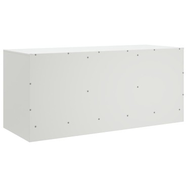 vidaXL Έπιπλο Τηλεόρασης Λευκό 99x39x44cm από Ατσάλι