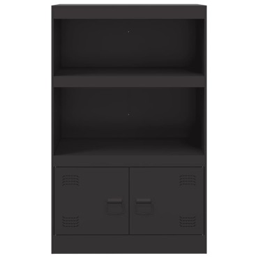 vidaXL Ντουλάπι Μαύρο 67x39x107cm από Ατσάλι 1 τεμ.