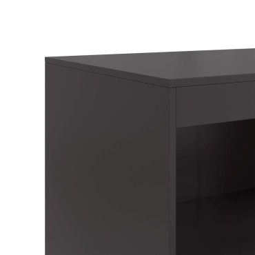 vidaXL Ντουλάπι Μαύρο 67x39x107cm από Ατσάλι 1 τεμ.