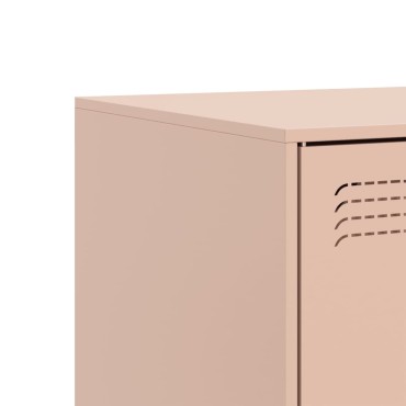 vidaXL Έπιπλο Τηλεόρασης Ροζ 99x39x44cm από Ατσάλι