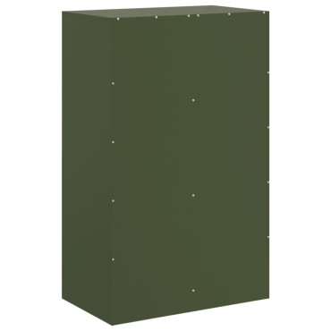 vidaXL Ντουλάπι Πράσινο Λαδί 67x39x107cm από Ατσάλι 1 τεμ.