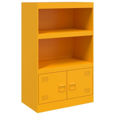 vidaXL Ντουλάπι Μουσταρδί 67x39x107cm από Ατσάλι 1 τεμ.