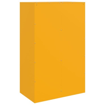 vidaXL Ντουλάπι Μουσταρδί 67x39x107cm από Ατσάλι 1 τεμ.