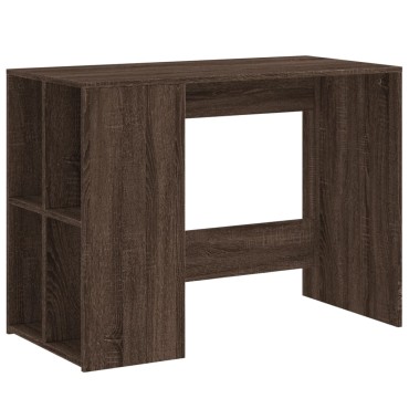 vidaXL Γραφείο Καφέ Δρυς 102x50x75cm από Επεξεργασμένο Ξύλο 1 τεμ.