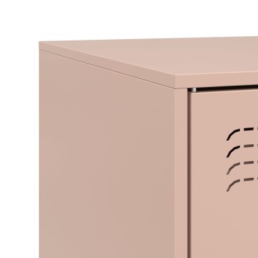 vidaXL Έπιπλο Τηλεόρασης Ροζ 67x39x44cm από Χάλυβα
