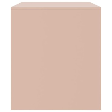 vidaXL Έπιπλο Τηλεόρασης Ροζ 67x39x44cm από Χάλυβα