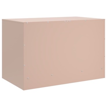 vidaXL Έπιπλο Τηλεόρασης Ροζ 67x39x44cm από Χάλυβα
