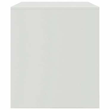 vidaXL Έπιπλα Τηλεόρασης 2 τεμ. Λευκό 67x39x44cm από Χάλυβα