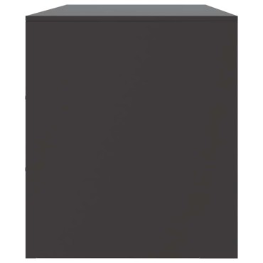 vidaXL Έπιπλο Τηλεόρασης Μαύρο 99x39x44cm από Ατσάλι