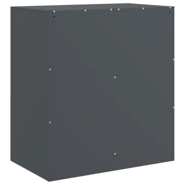 vidaXL Μπουφές Ανθρακί 67x39x73cm από Ατσάλι 1 τεμ.