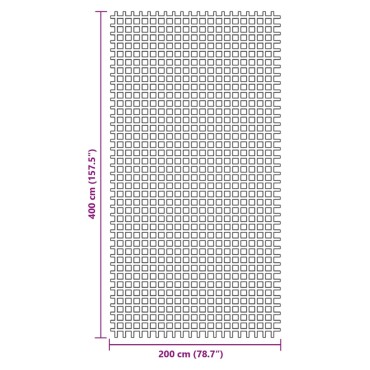 vidaXL Χαλί Σκηνής Μπλε 4x2 μ.