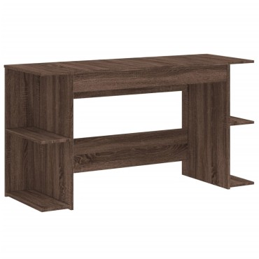 vidaXL Γραφείο Καφέ Δρυς 140x50x75cm από Επεξεργασμένο Ξύλο 1 τεμ.