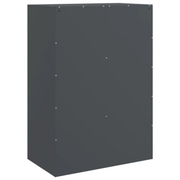 vidaXL Ντουλάπι Ανθρακί 67x39x95cm από Ατσάλι 1 τεμ.