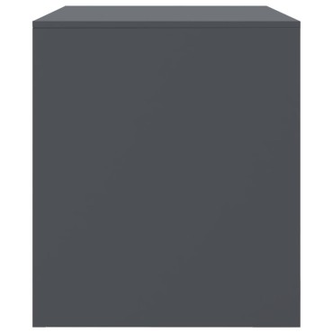 vidaXL Έπιπλα Τηλεόρασης 2 τεμ. Ανθρακί 67x39x44cm από Χάλυβα