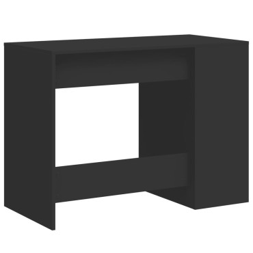 vidaXL Γραφείο Μαύρο 102x50x75cm από Επεξεργασμένο Ξύλο 1 τεμ.