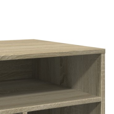 vidaXL Βάση Εκτυπωτή με Ρόδες Sonoma Δρυς 60x50x67 εκ.
