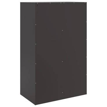 vidaXL Ντουλάπι Μαύρο 67x39x107cm από Ατσάλι 1 τεμ.