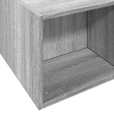 vidaXL Πλαίσιο Κρεβατιού Γκρι Sonoma 120x200 εκ. Επεξεργασμένο Ξύλο