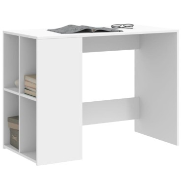vidaXL Γραφείο Λευκό 102x50x75cm από Επεξεργασμένο Ξύλο 1 τεμ.