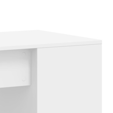 vidaXL Γραφείο Λευκό 102x50x75cm από Επεξεργασμένο Ξύλο 1 τεμ.