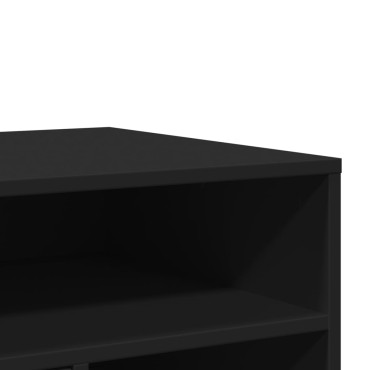 vidaXL Βάση Εκτυπωτή με Ρόδες Μαύρο 60x50x67 εκ.