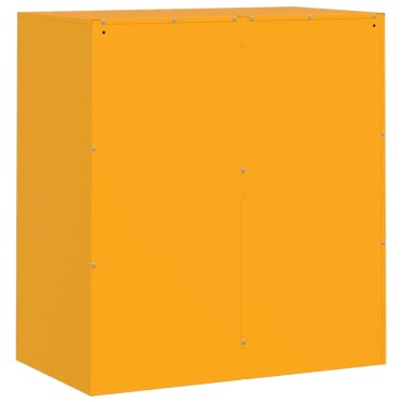 vidaXL Ντουλάπι Μουσταρδί 67x39x73cm από Ατσάλι 1 τεμ.