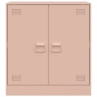 vidaXL Ντουλάπι Ροζ 67x39x73cm από Ατσάλι 1 τεμ.