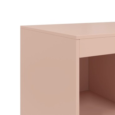 vidaXL Ραφιέρα Ροζ 67x39x95cm από Ατσάλι 1 τεμ.
