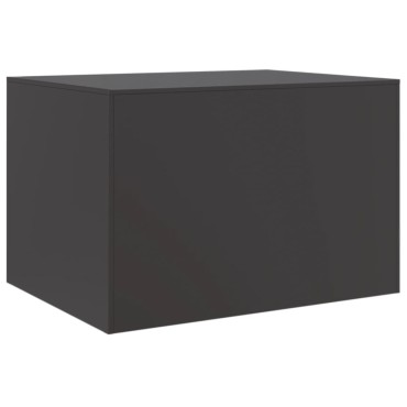 vidaXL Τραπεζάκι Σαλονιού Μαύρο 67x50x44cm από Ατσάλι 1 τεμ.