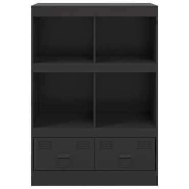 vidaXL Ντουλάπι Μαύρο 67x39x95cm από Ατσάλι 1 τεμ.
