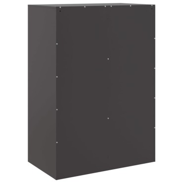vidaXL Ντουλάπι Μαύρο 67x39x95cm από Ατσάλι 1 τεμ.