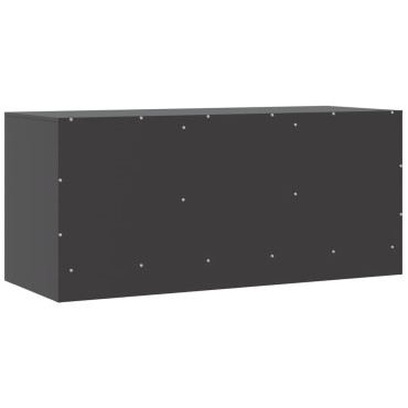 vidaXL Έπιπλο Τηλεόρασης Μαύρο 99x39x44cm από Ατσάλι