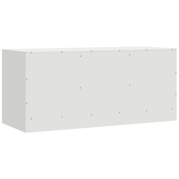 vidaXL Έπιπλο Τηλεόρασης Λευκό 99x39x44cm από Ατσάλι