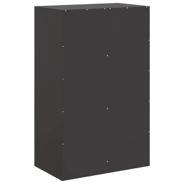 vidaXL Ντουλάπι Μαύρο 67x39x107cm από Ατσάλι 1 τεμ.
