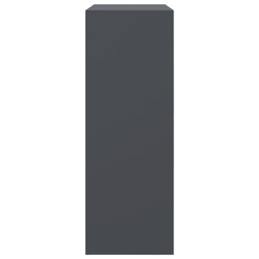 vidaXL Μπουφές Ανθρακί 67x39x107cm από Ατσάλι 1 τεμ.