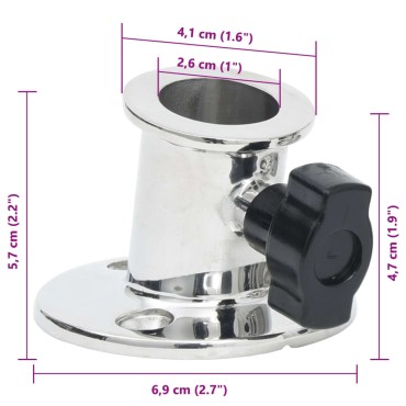 vidaXL Επέκταση Σκιάστρου Σχήμα Τ Ναυτικό Μπλε 174x205x(115-194) εκ.